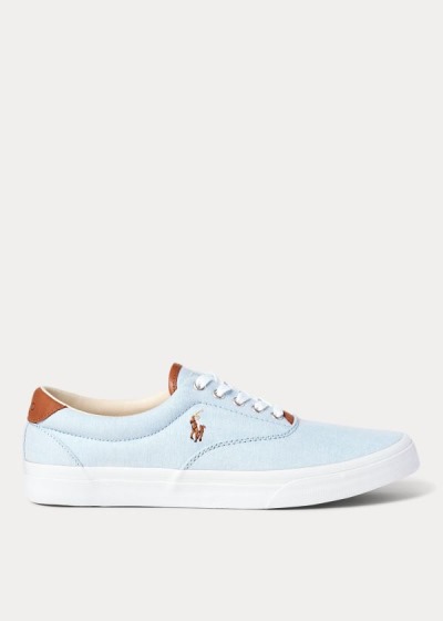 Men's Polo Ralph Lauren Thorton Cotton Oxford Sneakers | 486309INR